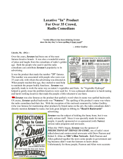 "In" Product For Over 35 Crowd, Radio Comedians