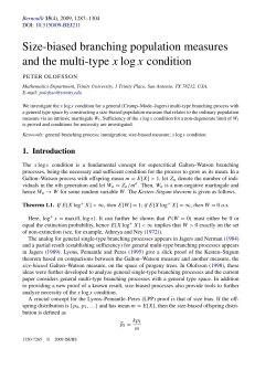 Size-biased branching population measures and the multi
