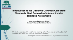 Introduction to Common Core State Standards