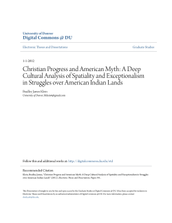 Christian Progress and American Myth