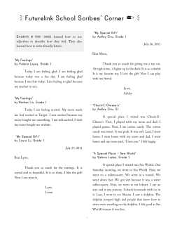 July 18, 2011 Scribes` Corner