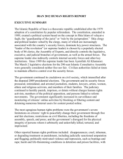 iran 2012 human rights report - Global Coalition to Protect Education