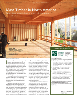 Mass Timber - American Wood Council