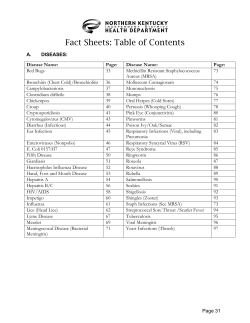 fact sheets - Northern Kentucky Health Department