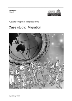 Case study: Migration - NSW Department of Education