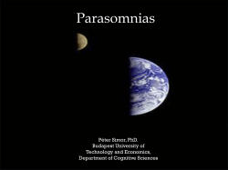 Parasomnias