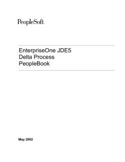 Delta Process - Oracle Help Center