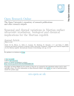 biological and chemical implica - Open Research Online