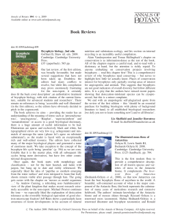 Bryophyte biology