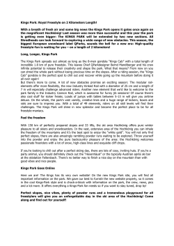 Kings Park: Royal Freestyle on 2 Kilometers Length! With a breath of