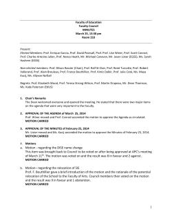 1 a. Motion - regarding the DISE name change