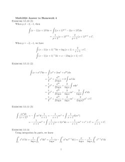 Math1024 Answer to Homework 4 Exercise 3.5.10 (3) When p =
