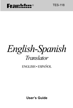 English-Spanish
