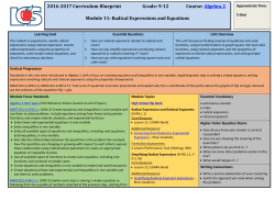 Module 11 - Lake County Schools