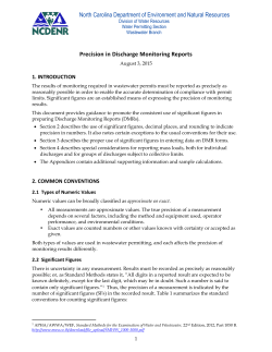 North Carolina Department of Environment and Natural Resources