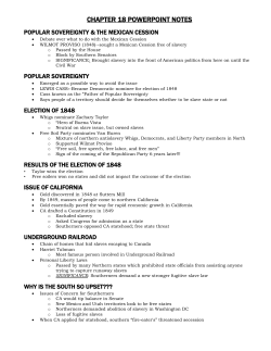 CHAPTER 18 POWERPOINT NOTES