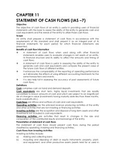 chapter 11 statement of cash flows (ias &ndash;7)
