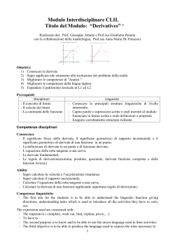 Derivatives - Liceo Megara