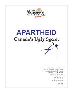 apartheid - Turtle Island Native Network