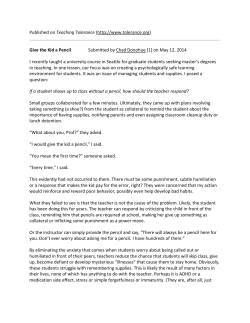 Published on Teaching Tolerance (http://www.tolerance.org) Give