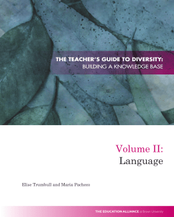 The Teacher`s Guide to Diversity