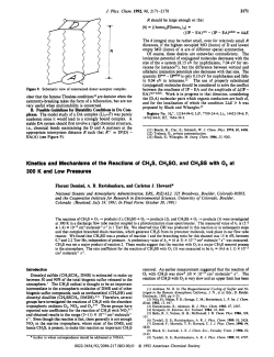 Kinetics and mechanisms of the reactions of methylthio