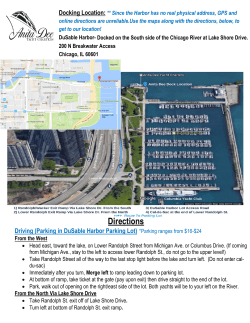 Directions - Anita Dee Yacht Charters