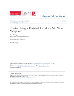 Much Ado About Metaphors - Osgoode Digital Commons