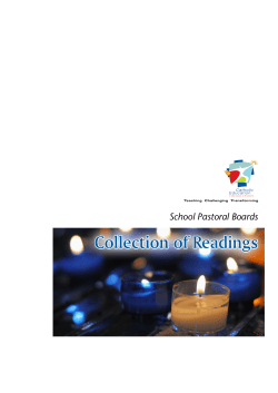 Collection of Readings - Brisbane Catholic Education