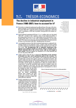 The decline in industrial employment in France