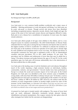 6.24 Low back pain - World Health Organization
