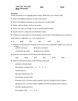 Lewis Dot Structures
