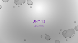 UNIT 12