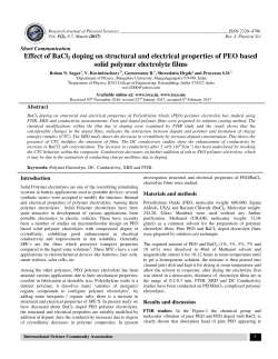 Effect of BaCl2 doping on structural a solid polymer e doping on