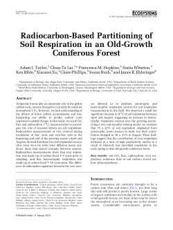 Radiocarbon-Based Partitioning of Soil Respiration in an Old