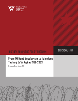 From Militant Secularism to Islamism