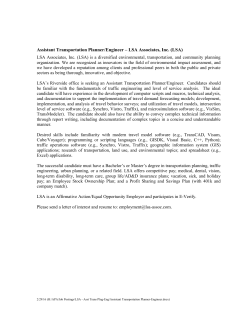 Assistant Transportation Planner/Engineer &ndash; LSA Associates, Inc