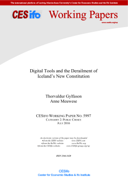 Digital Tools and the New Constitution