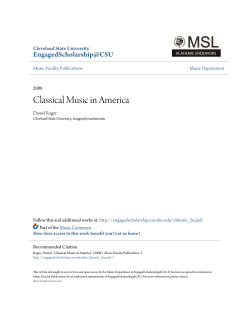 Classical Music in America