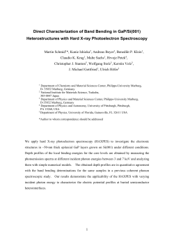 Direct Characterization of Band Bending in GaP/Si(001