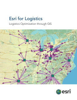 Esri for Logistics