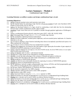 Lecture Summary - Purdue Engineering