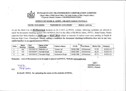 Document Checking Schedule for JE/Electrical against