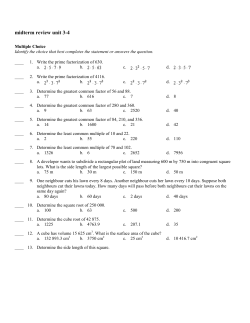 Roots and Powers Unit 3 part of 4