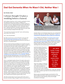 article - The Association for Frontotemporal Degeneration