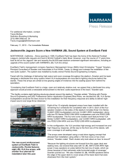 Jacksonville Jaguars Score a New HARMAN JBL