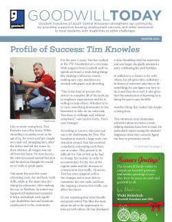 Profile of Success: Tim Knowles