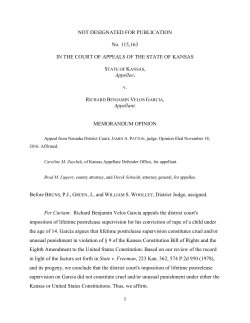 Kansas Court of Appeals