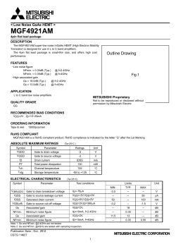 MGF4921AM - Mitsubishi Electric Corporation