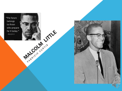 Malcolm Little